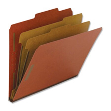 Davenport Classification Folders- Legal- 2 Partitions- Red DA127267